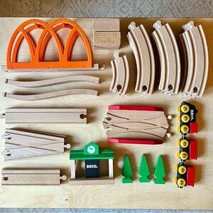 BRIO & IKEA LILLABO wooden train set